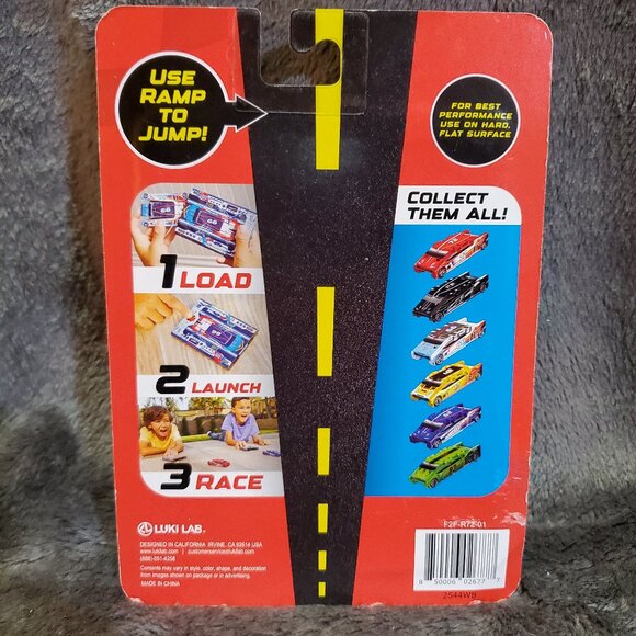 LUKI LAB THE ORIGINAL FLAT2FAST CARD RACERS Red - Picture 5 of 6